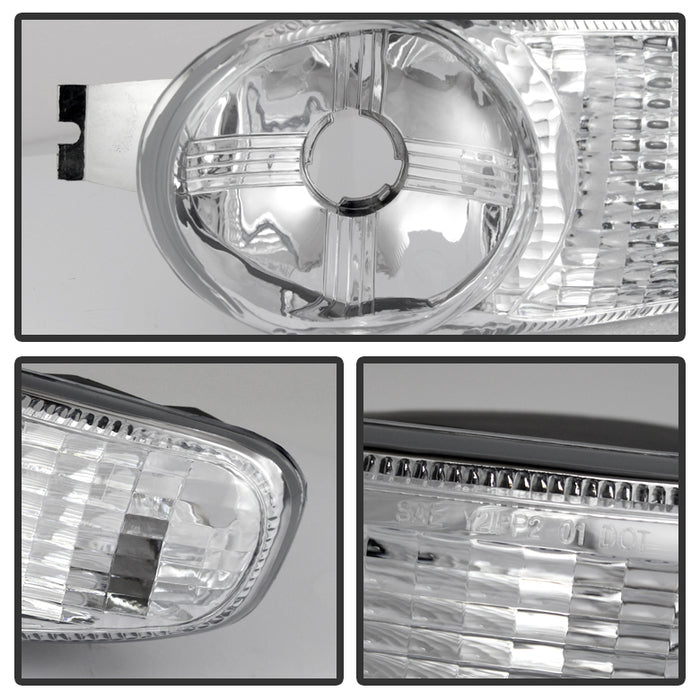 SPYDER Xtune GMC Sierra Denali 00-06 Bumper Lights Clear CBL-GD00-C 9027086