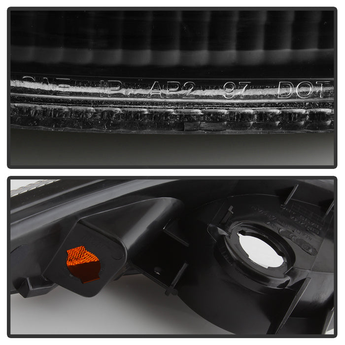 SPYDER xTune Chevy Corvette 97-04 Bumper Signal Lights - Black CBL-JH-CCORV97-AM-BK 9036590