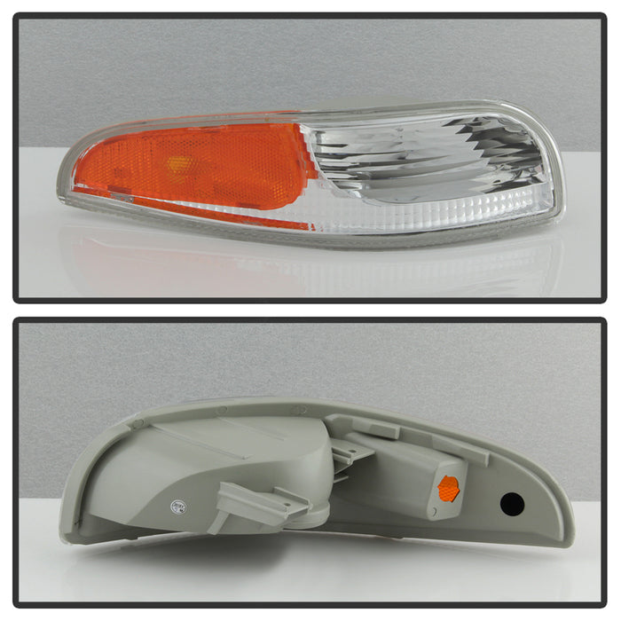 SPYDER xTune Chevy Corvette 97-04 Bumper Signal Lights - Chrome CBL-JH-CCORV97-AM-C 9036606
