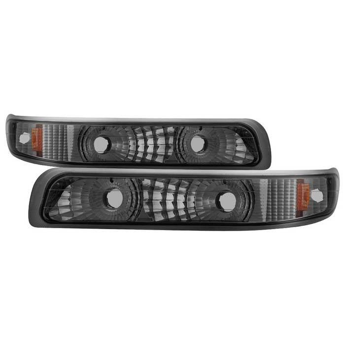 SPYDER Xtune Chevy Silverado 99-02 Amber Reflector Bumper Lights Smoke CBL-JH-CS99-AM-SM 5064288