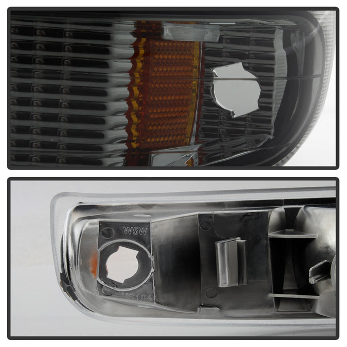 SPYDER Xtune Chevy Silverado 99-02 Amber Reflector Bumper Lights Smoke CBL-JH-CS99-AM-SM 5064288