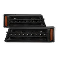 SPYDER Xtune Chevy 02-06 Chevy Silverado (Excl Body Cladding) LED Bumper Lights Black CBL-JH-CSIL03-LED-BK 9027987