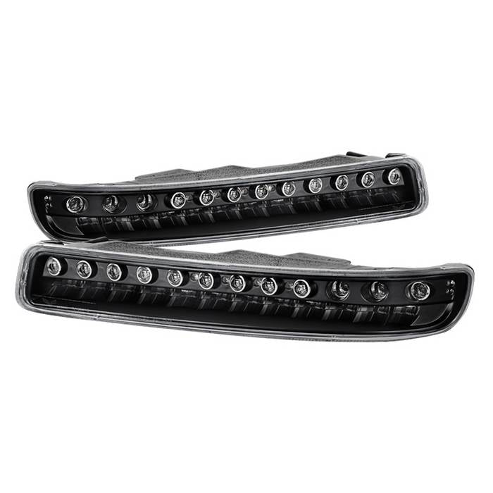 SPYDER Xtune GMC Sierra 99-06 Full LED Bumper Lights Black CBL-JH-GS99-LED-BK 9027147