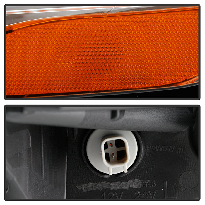 SPYDER xTune 14-17 Jeep Cherokee Parking Signal Lights - LED Daytime Running - Black - CBL-JH-JC14-LED-BK 9047145