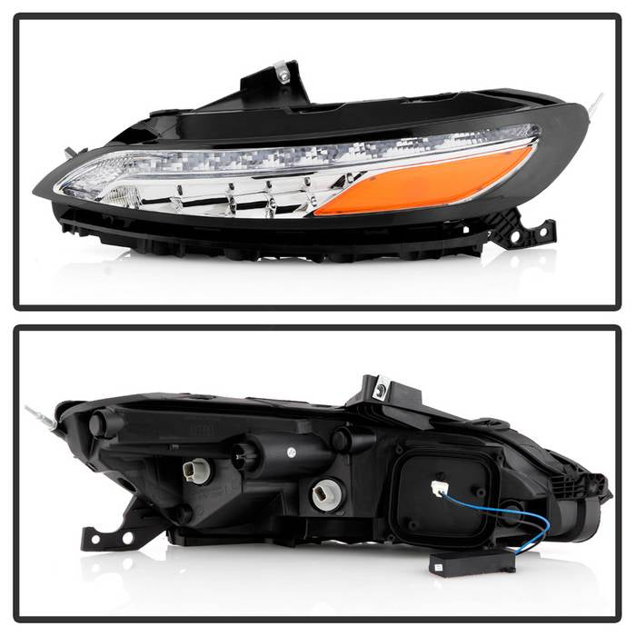 SPYDER xTune 14-17 Jeep Cherokee Parking Signal Lights - LED Daytime Running - Chrome - CBL-JH-JC14-LED-C 9047152