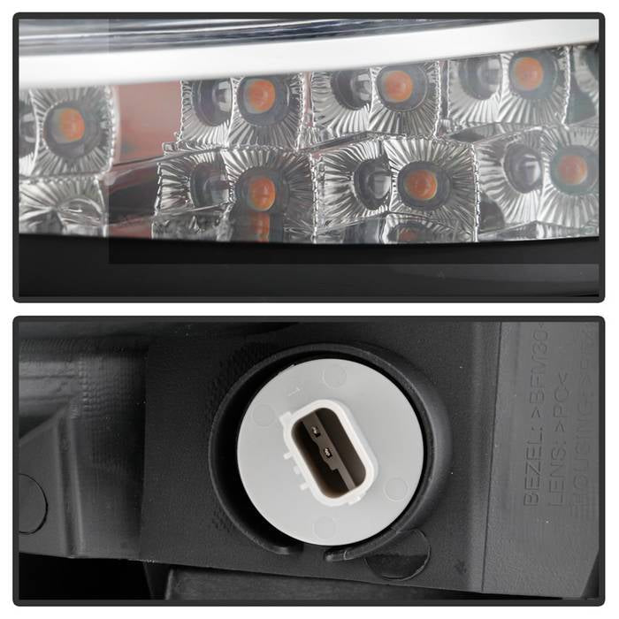 SPYDER xTune 14-17 Jeep Cherokee Parking Signal Lights - LED Daytime Running - Chrome - CBL-JH-JC14-LED-C 9047152