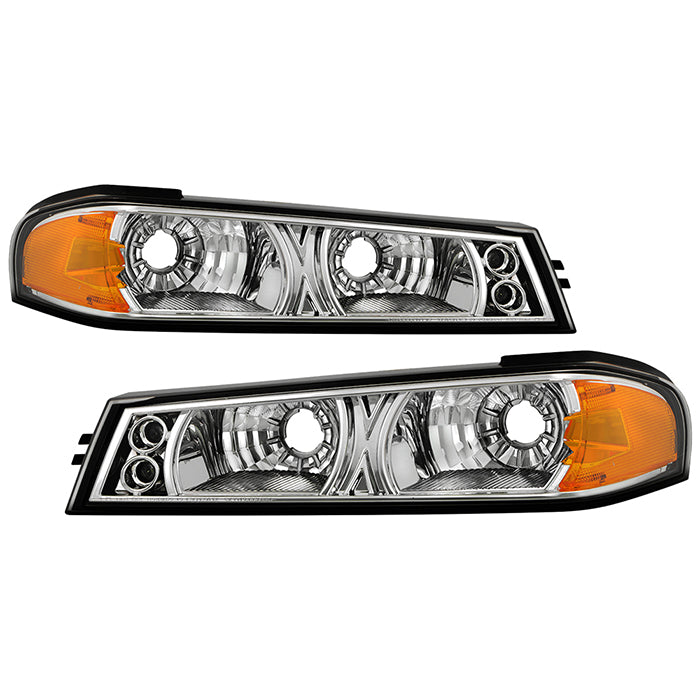 SPYDER Xtune Chevy Colorado 04-12 / GMC Canyon 04-12 Bumper Lights Chrome CBL-YD-CCO04-C 5074317