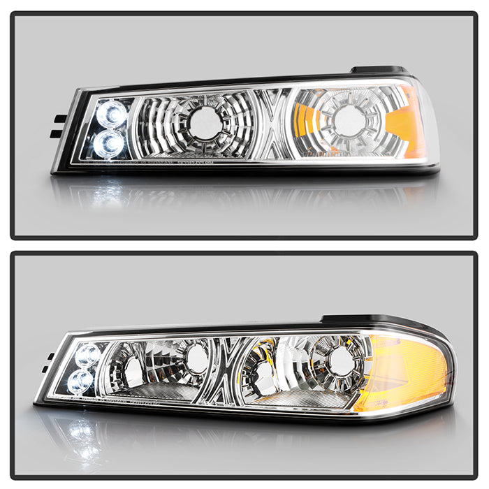 SPYDER Xtune Chevy Colorado 04-12 / GMC Canyon 04-12 Bumper Lights Chrome CBL-YD-CCO04-C 5074317