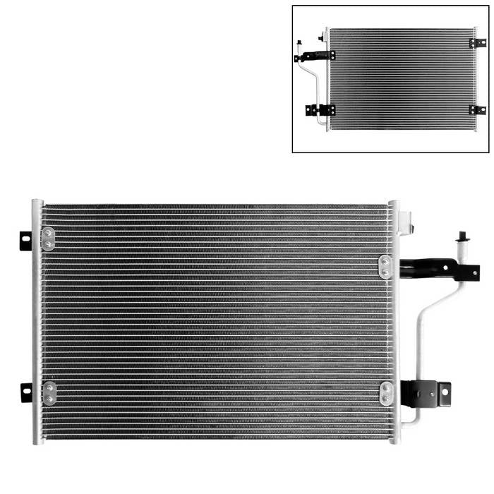 SPYDER xTune 98-02 Dodge Ram 2500 3500 5.9L Diesel A/C Condenser CH3030132 (CD-DG-7-4983) 9941160