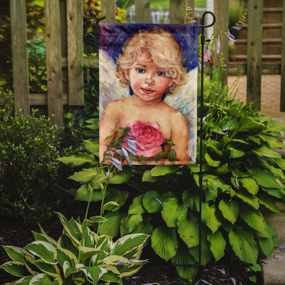 Little Angel by Debbie Cook Garden Flag Mailbox Decorative Yard Banner Outside Patio Artwork for Flower Beds, Garden Size, Multicolor