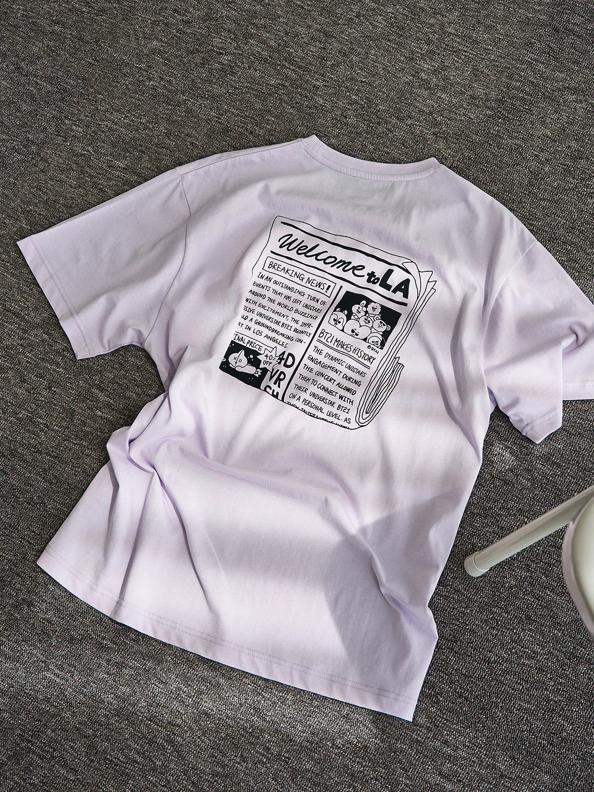 BT21 - Basic Short Sleeve Tshirt City Edition Purple