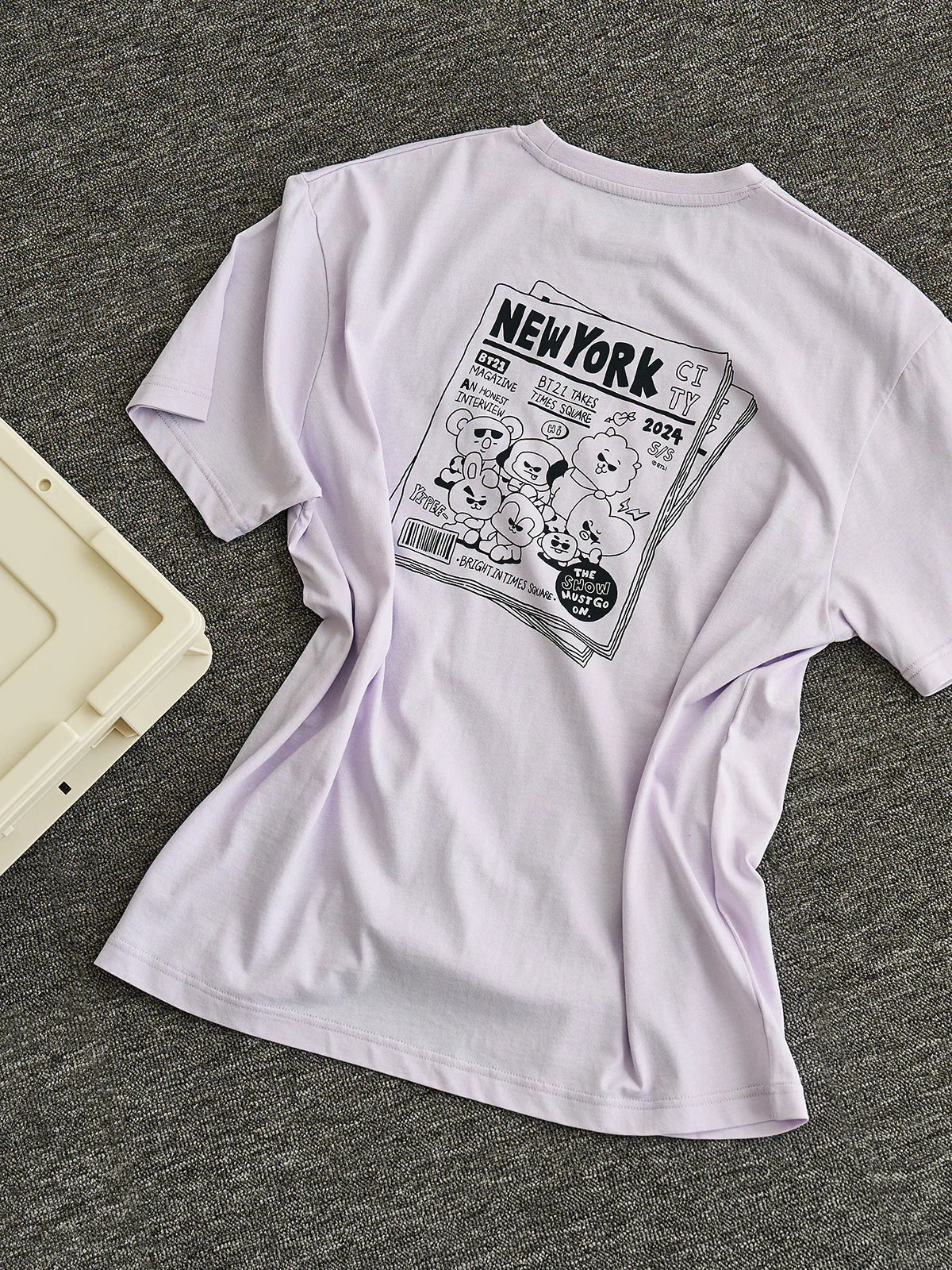 BT21 - Basic Short Sleeve Tshirt City Edition Purple