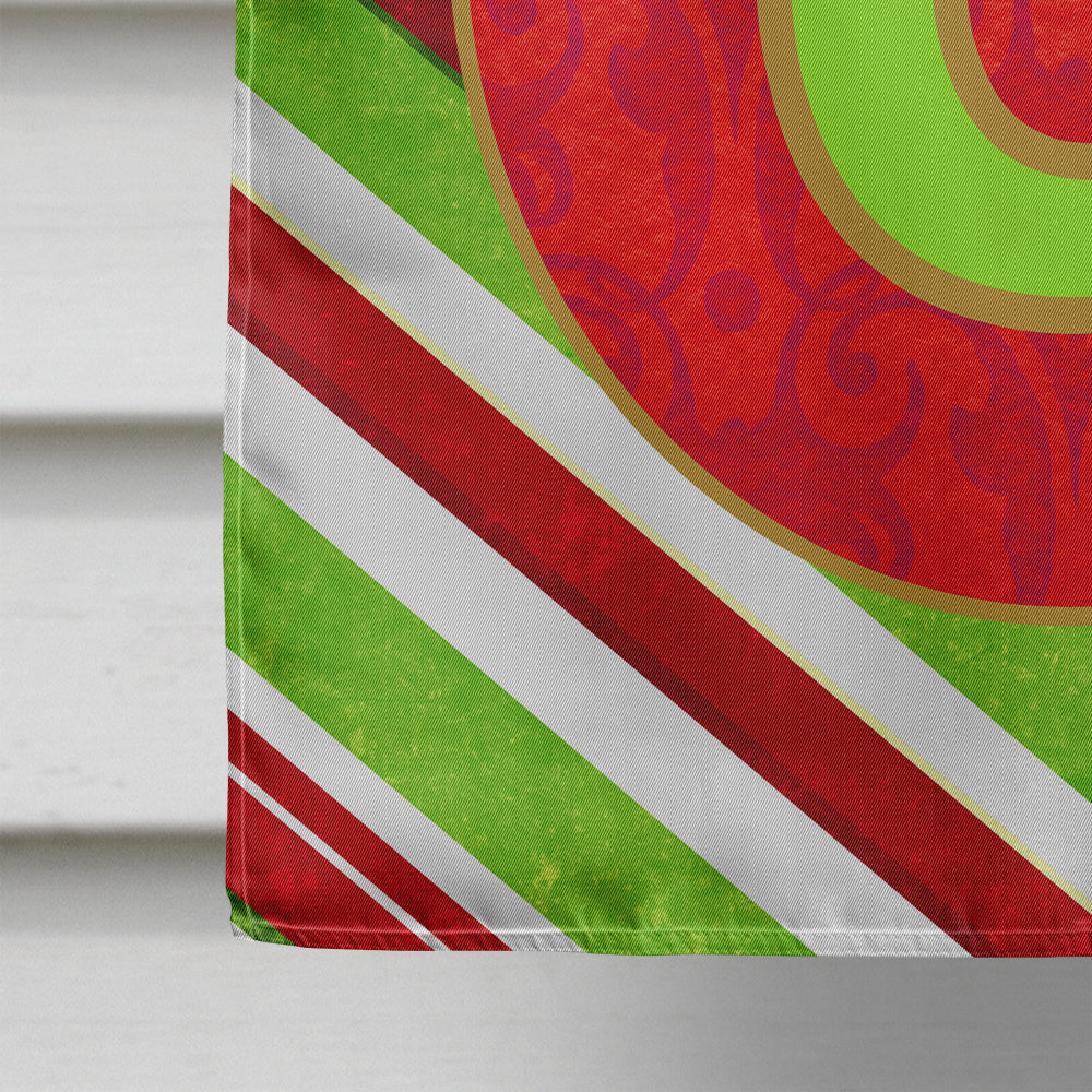 Christmas Oranment Holiday Initial Letter C House Flag 28x40 Porch Sleeve Pole Decorative Outside Yard Banner Artwork Wall Hanging, Polyester