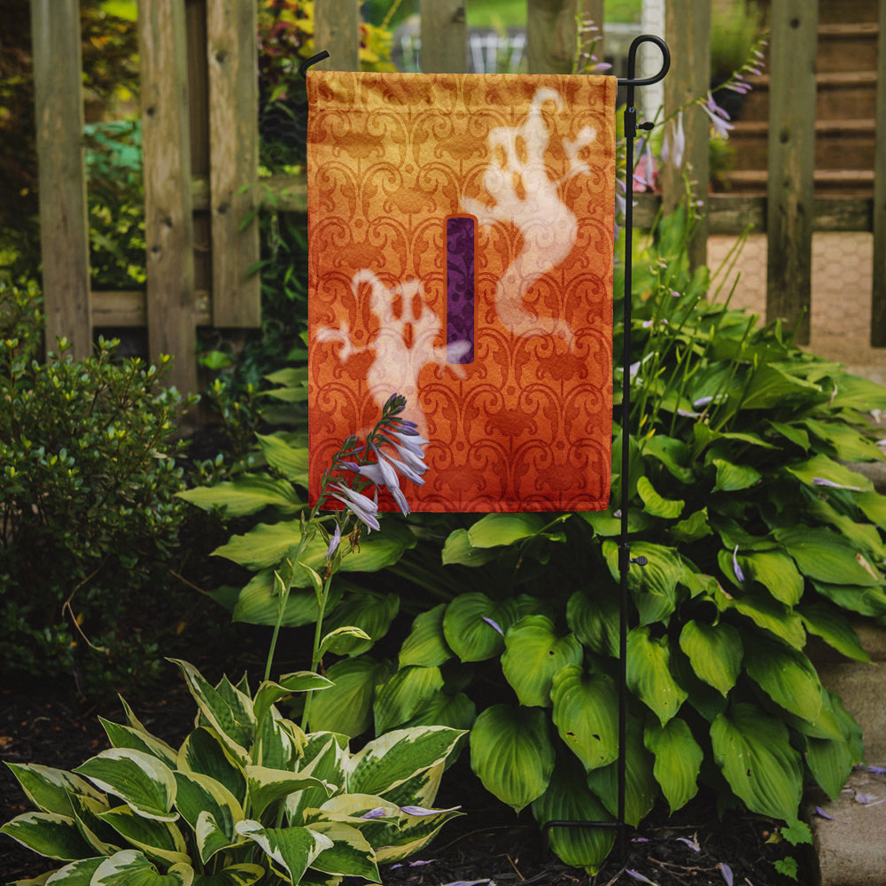 Halloween Ghost Letter I Garden Flag Mailbox Decorative Yard Banner Outside Patio Artwork for Flower Beds, Garden Size, Multicolor