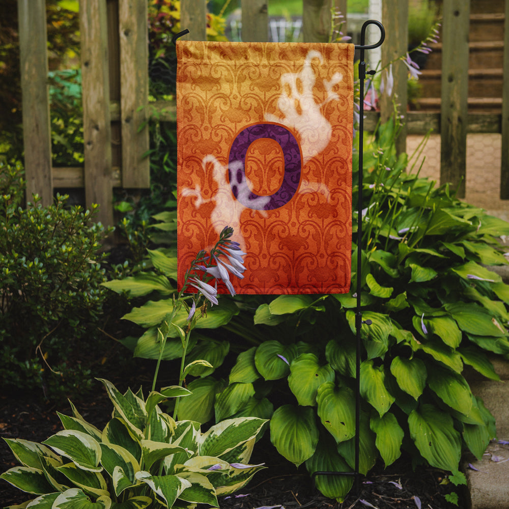 Halloween Ghost Letter O Garden Flag Mailbox Decorative Yard Banner Outside Patio Artwork for Flower Beds, Garden Size, Multicolor