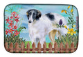 Borzoi Spring Dish Drying Mat Absorbent Dish Drying Mat Pad for Kitchen Counter Dish Drainer Mat for Countertop, 14 x 21", Multicolor