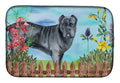 Cane Corso Spring Dish Drying Mat Absorbent Dish Drying Mat Pad for Kitchen Counter Dish Drainer Mat for Countertop, 14 x 21", Multicolor