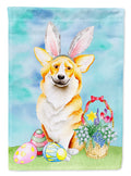Corgi Easter Bunny Garden Flag Mailbox Decorative Yard Banner Outside Patio Artwork for Flower Beds, Garden Size, Multicolor
