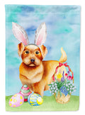 Norfolk Terrier Easter Bunny Garden Flag Mailbox Decorative Yard Banner Outside Patio Artwork for Flower Beds, Garden Size, Multicolor