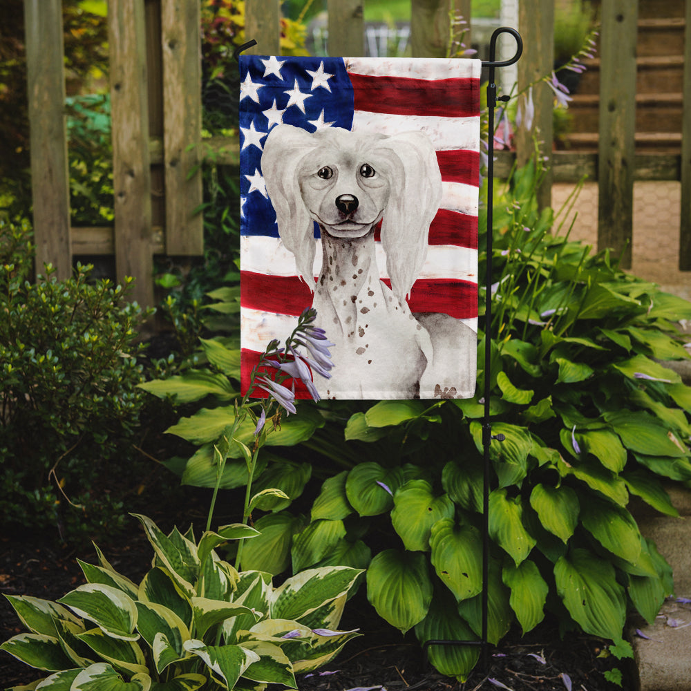 Chinese Crested Patriotic Garden Flag Mailbox Decorative Yard Banner Outside Patio Artwork for Flower Beds, Garden Size, Multicolor