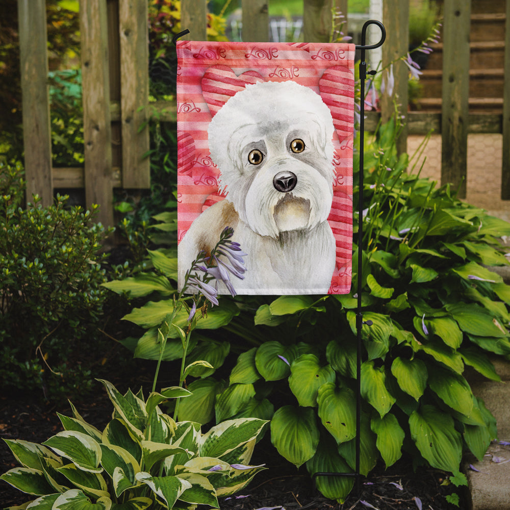 Dandie Dinmont Love Garden Flag Mailbox Decorative Yard Banner Outside Patio Artwork for Flower Beds, Garden Size, Multicolor