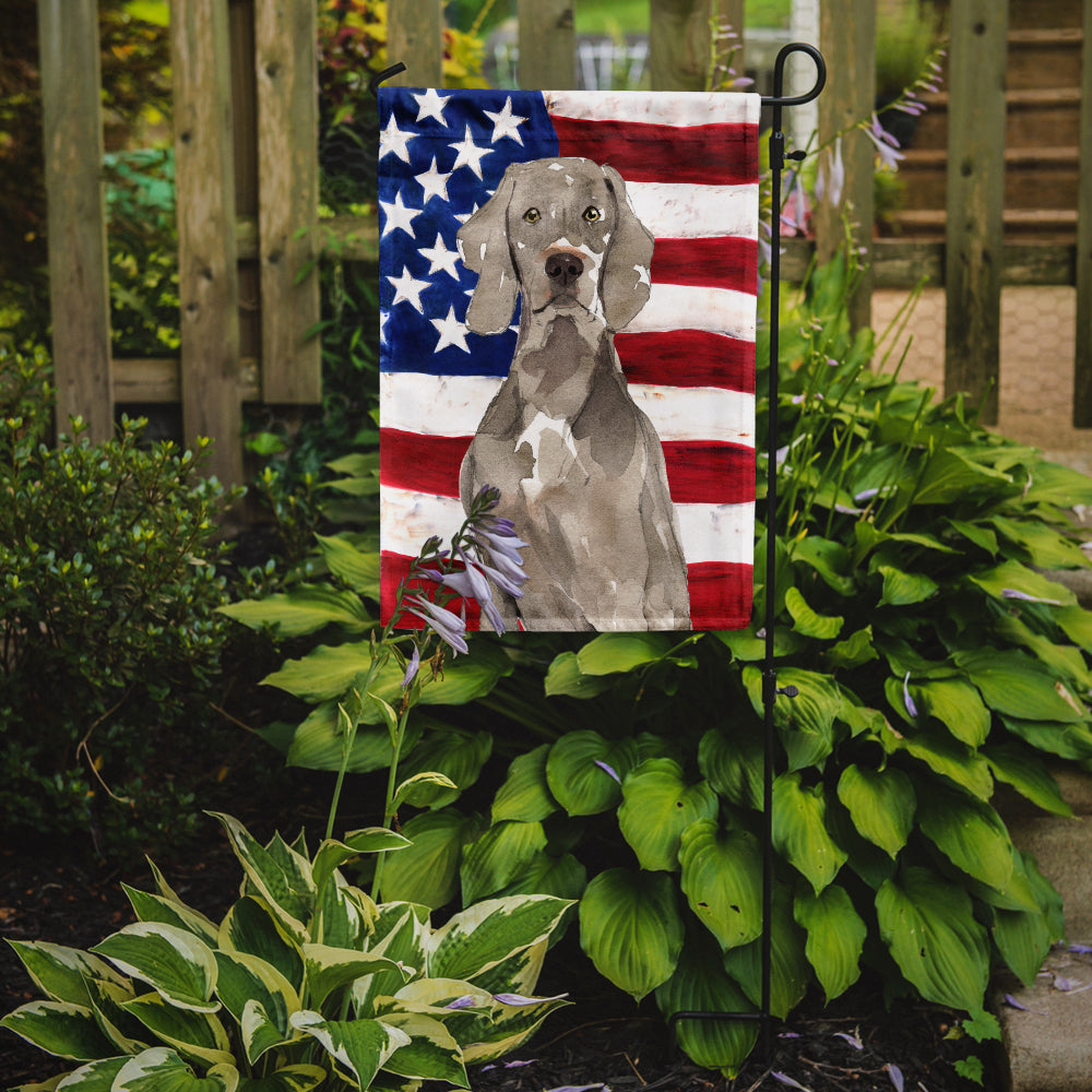 Patriotic USA Weimaraner Garden Flag Mailbox Decorative Yard Banner Outside Patio Artwork for Flower Beds, Garden Size, Multicolor