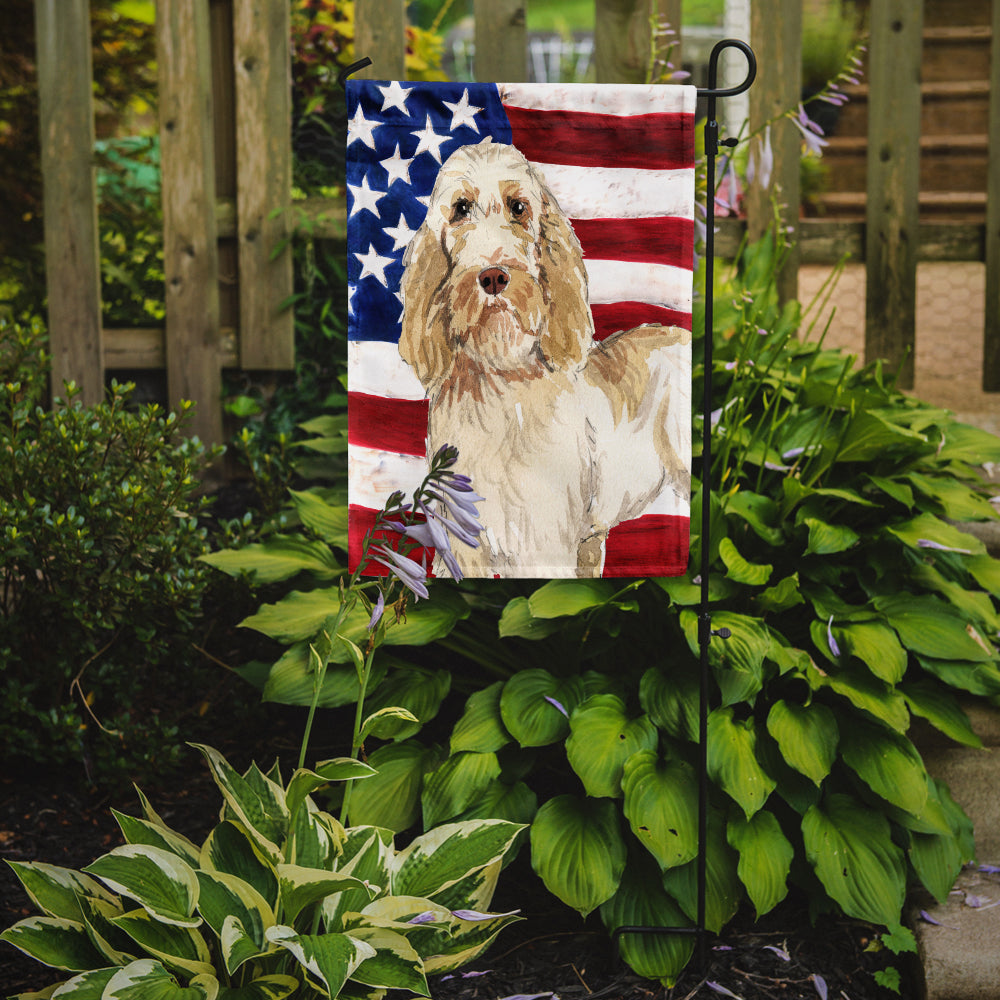 Patriotic USA Spinone Italiano Garden Flag Mailbox Decorative Yard Banner Outside Patio Artwork for Flower Beds, Garden Size, Multicolor