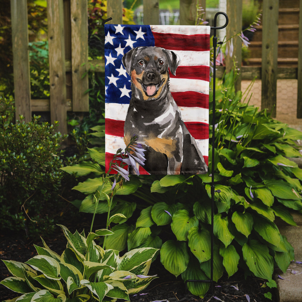 Patriotic USA Rottweiler Garden Flag Mailbox Decorative Yard Banner Outside Patio Artwork for Flower Beds, Garden Size, Multicolor