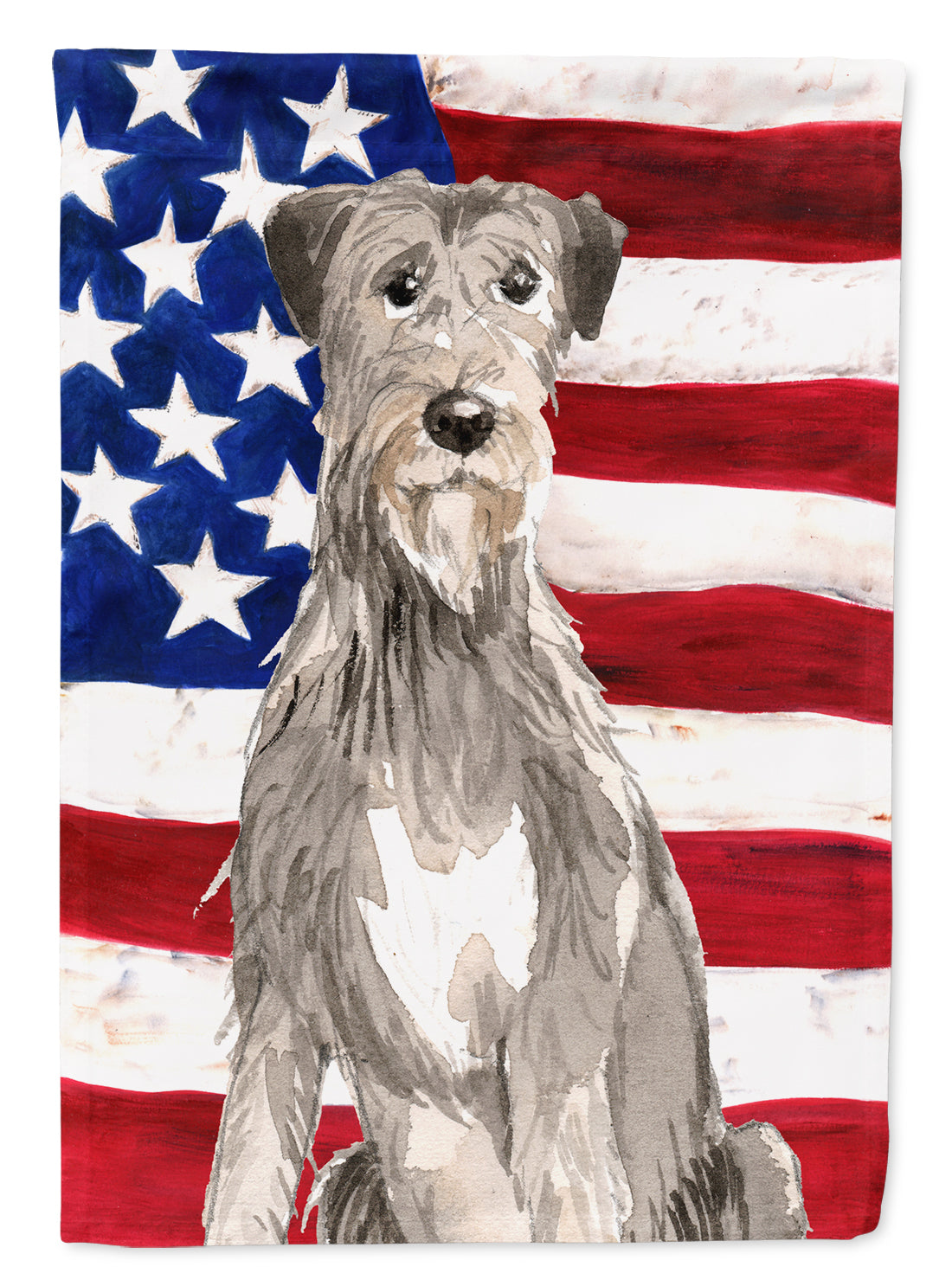 Patriotic USA Irish Wolfhound Garden Flag Mailbox Decorative Yard Banner Outside Patio Artwork for Flower Beds, Garden Size, Multicolor