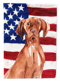 Patriotic USA Vizsla Garden Flag Mailbox Decorative Yard Banner Outside Patio Artwork for Flower Beds, Garden Size, Multicolor