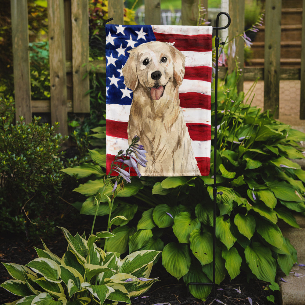 Patriotic USA Golden Retriever Garden Flag Mailbox Decorative Yard Banner Outside Patio Artwork for Flower Beds, Garden Size, Multicolor