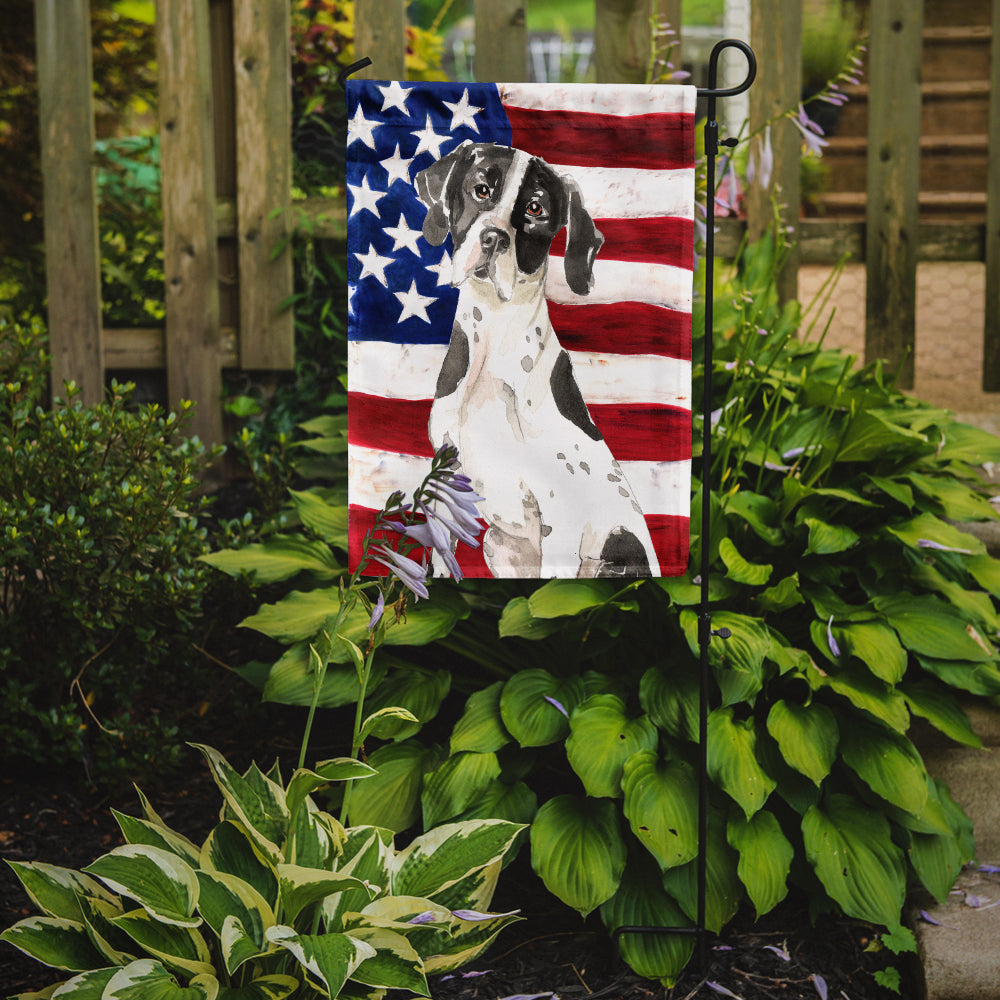 Patriotic USA English Pointer Garden Flag Mailbox Decorative Yard Banner Outside Patio Artwork for Flower Beds, Garden Size, Multicolor