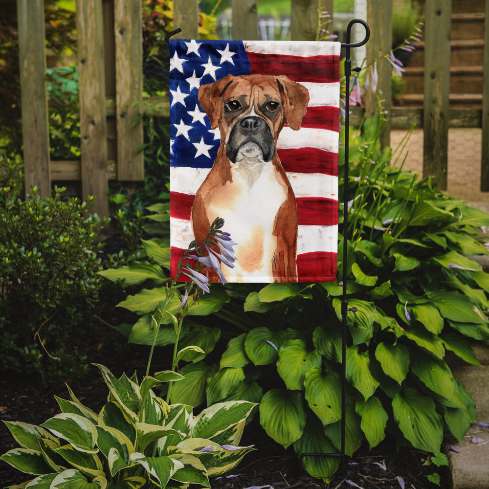 Patriotic USA Boxer Garden Flag Mailbox Decorative Yard Banner Outside Patio Artwork for Flower Beds, Garden Size, Multicolor