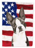 Patriotic USA Boston Terrier Garden Flag Mailbox Decorative Yard Banner Outside Patio Artwork for Flower Beds, Garden Size, Multicolor
