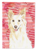 Love a White Collie Garden Flag Mailbox Decorative Yard Banner Outside Patio Artwork for Flower Beds, Garden Size, Multicolor