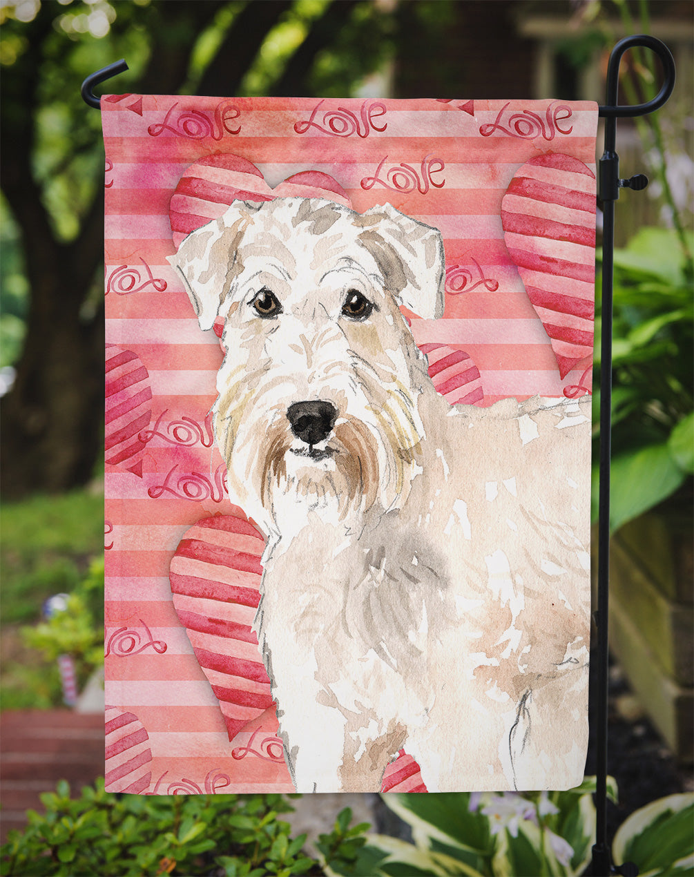 Love a Wheaten Terrier Garden Flag Mailbox Decorative Yard Banner Outside Patio Artwork for Flower Beds, Garden Size, Multicolor