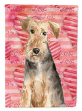 Love a Welsh Terrier Garden Flag Mailbox Decorative Yard Banner Outside Patio Artwork for Flower Beds, Garden Size, Multicolor