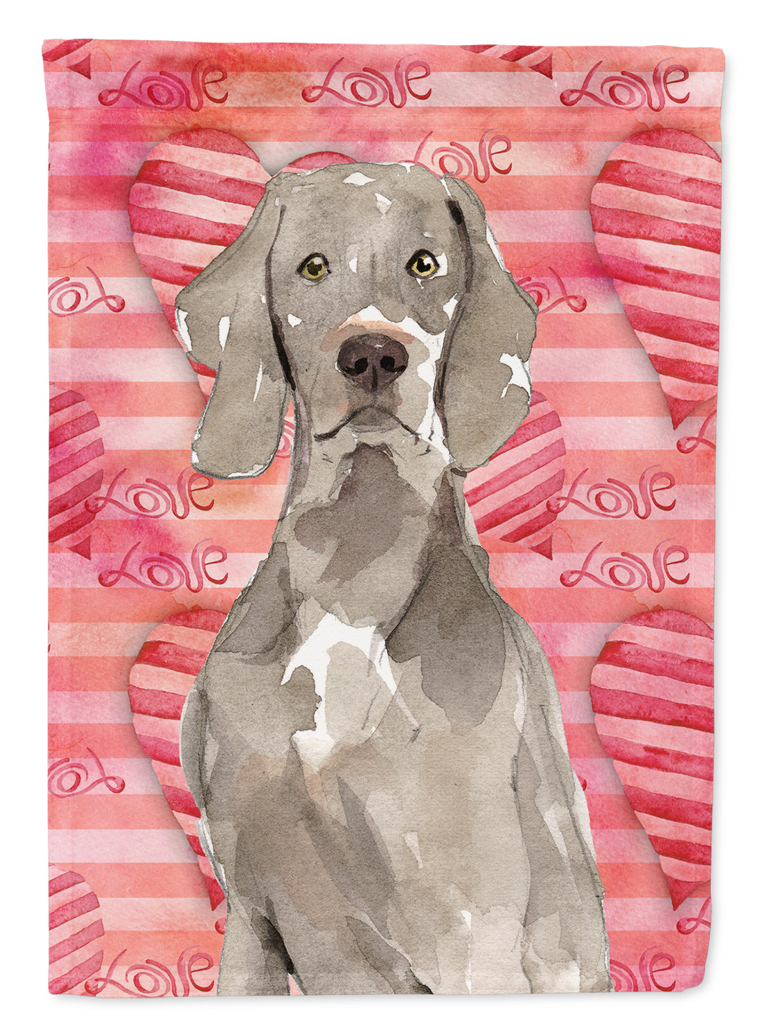 Love a Weimaraner Garden Flag Mailbox Decorative Yard Banner Outside Patio Artwork for Flower Beds, Garden Size, Multicolor