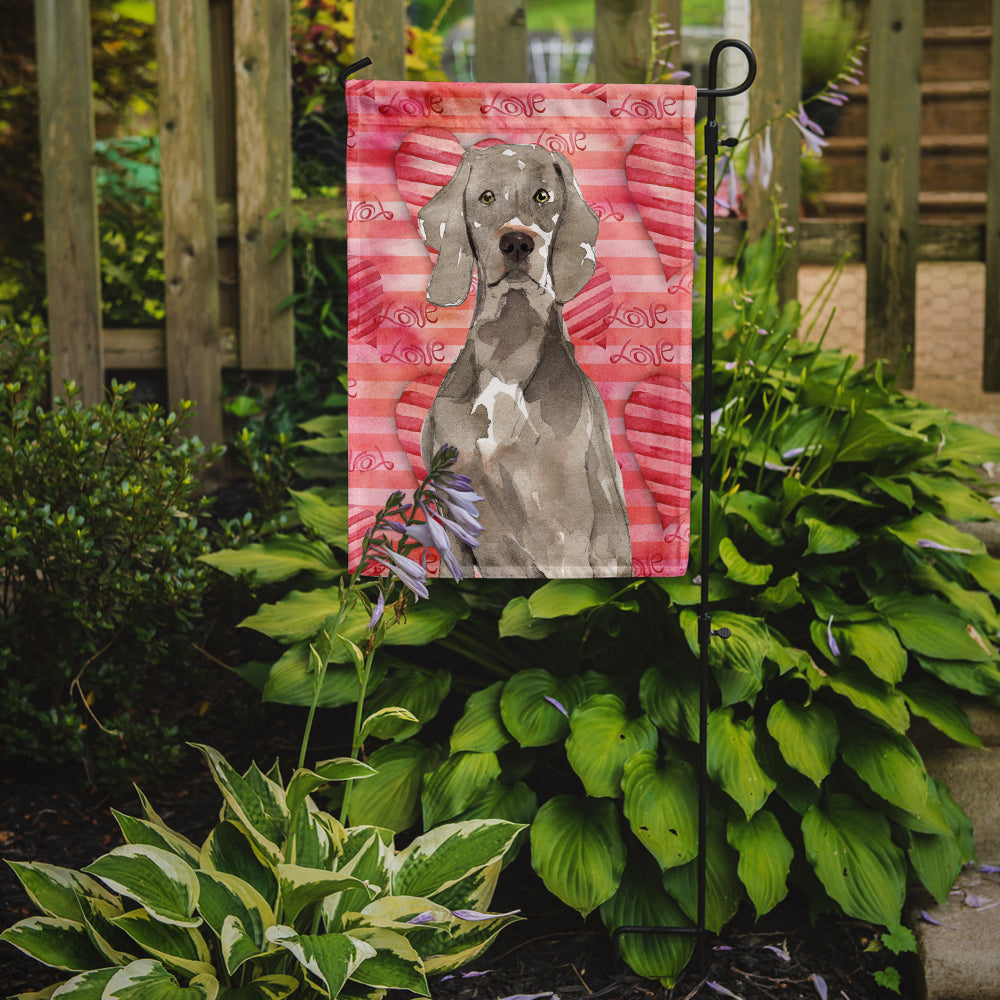 Love a Weimaraner Garden Flag Mailbox Decorative Yard Banner Outside Patio Artwork for Flower Beds, Garden Size, Multicolor