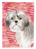 Love a Shih Tzu Puppy Garden Flag Mailbox Decorative Yard Banner Outside Patio Artwork for Flower Beds, Garden Size, Multicolor