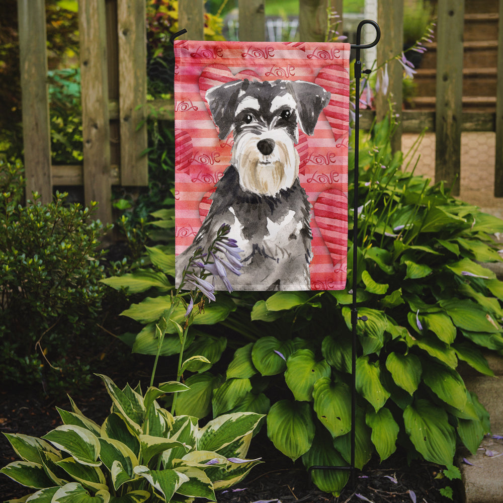 Love a Schnauzer #2 Garden Flag Mailbox Decorative Yard Banner Outside Patio Artwork for Flower Beds, Garden Size, Multicolor