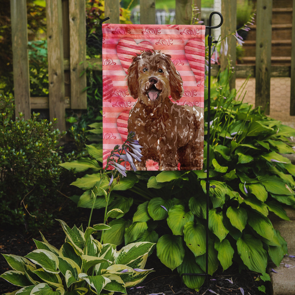 Love a Labradoodle Garden Flag Mailbox Decorative Yard Banner Outside Patio Artwork for Flower Beds, Garden Size, Multicolor