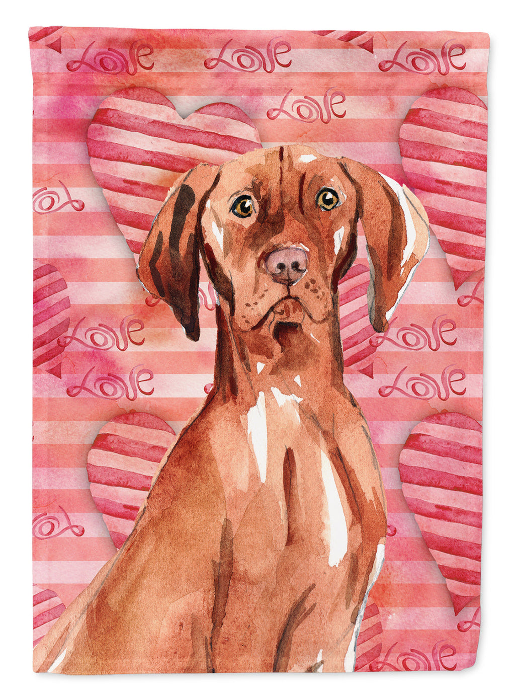 Love a Vizsla Garden Flag Mailbox Decorative Yard Banner Outside Patio Artwork for Flower Beds, Garden Size, Multicolor
