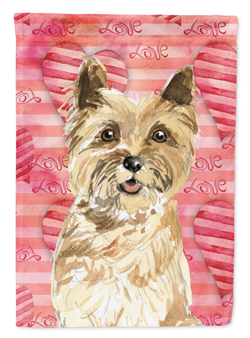 Love a Cairn Terrier Garden Flag Mailbox Decorative Yard Banner Outside Patio Artwork for Flower Beds, Garden Size, Multicolor