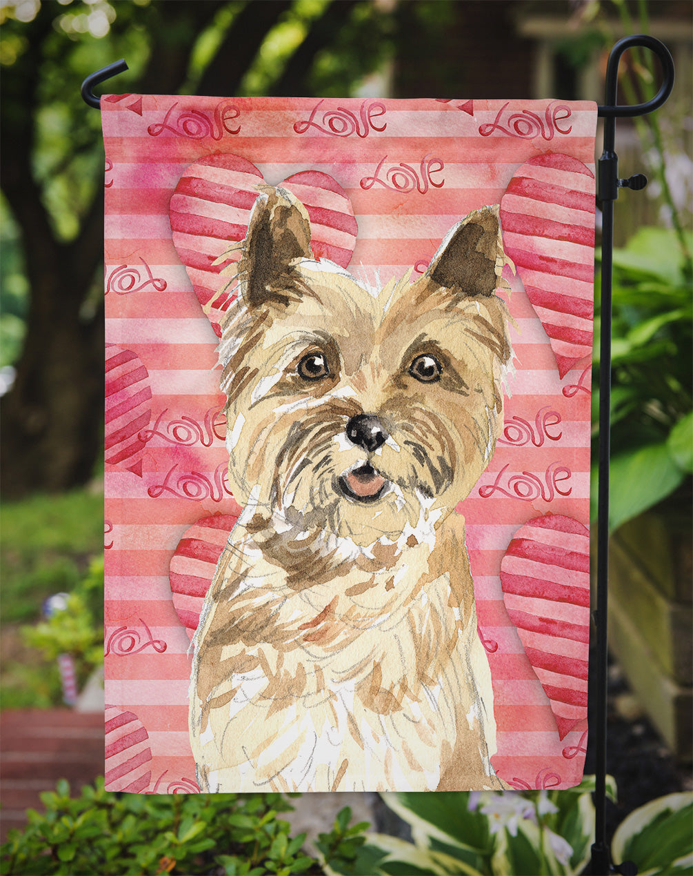 Love a Cairn Terrier Garden Flag Mailbox Decorative Yard Banner Outside Patio Artwork for Flower Beds, Garden Size, Multicolor
