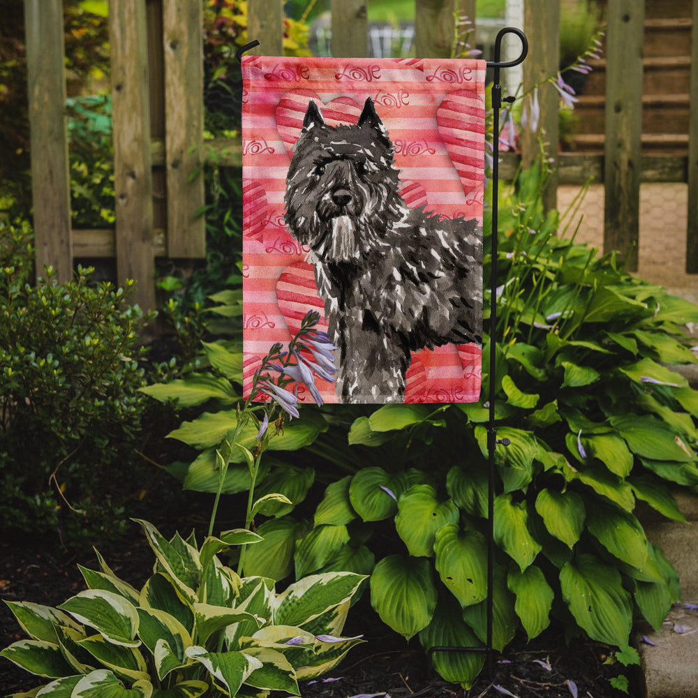 Love a Bouvier des Flandres Garden Flag Mailbox Decorative Yard Banner Outside Patio Artwork for Flower Beds, Garden Size, Multicolor
