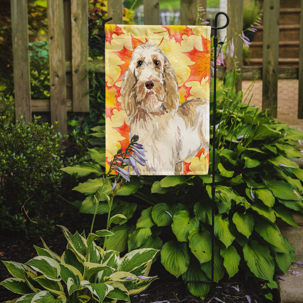 Fall Leaves Spinone Italiano Garden Flag Mailbox Decorative Yard Banner Outside Patio Artwork for Flower Beds, Garden Size, Multicolor
