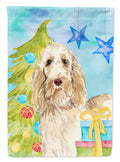 Christmas Tree Spinone Italiano Garden Flag Mailbox Decorative Yard Banner Outside Patio Artwork for Flower Beds, Garden Size, Multicolor