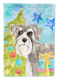 Christmas Tree Schnauzer #1 Garden Flag Mailbox Decorative Yard Banner Outside Patio Artwork for Flower Beds, Garden Size, Multicolor