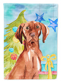 Christmas Tree Vizsla Garden Flag Mailbox Decorative Yard Banner Outside Patio Artwork for Flower Beds, Garden Size, Multicolor